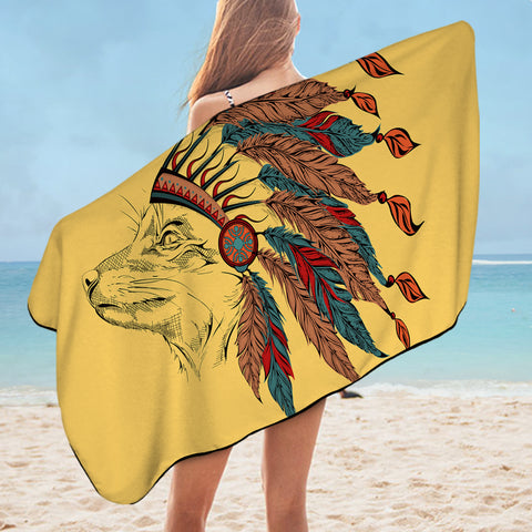 Image of Tribal Dog SWYJ0830 Bath Towel