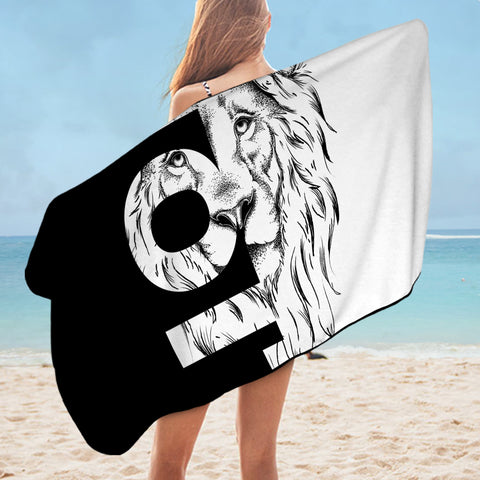 Image of LION SWYJ0834 Bath Towel