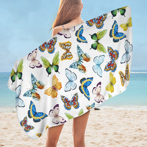 Butterflies SWYJ0853 Bath Towel