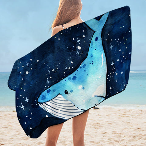 Image of Space Whale SWYJ0883 Bath Towel