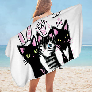 Kitty Cat SWYJ0993 Bath Towel
