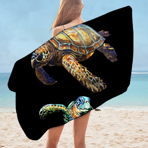 Image of Sea Turtles SWYJ1001 Bath Towel