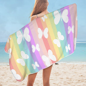 Butterfly Rainbow SWYJ1008 Bath Towel