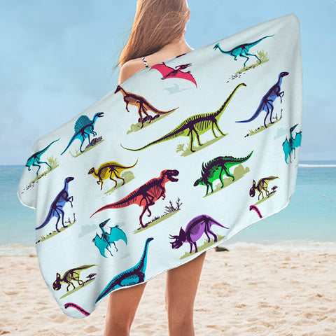Image of Dinosaurs SWYJ1097 Bath Towel
