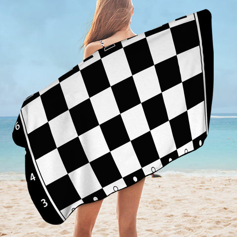 Image of Chessboard SWYJ1104 Bath Towel