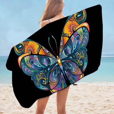 Image of Exotic Butterfly SWYJ1105 Bath Towel