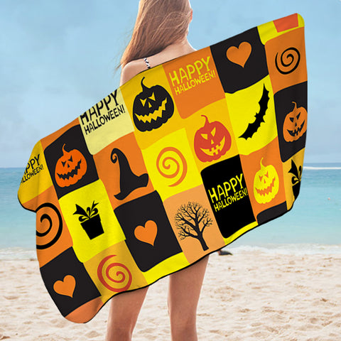 Image of Halloween Themed SWYJ1360 Bath Towel
