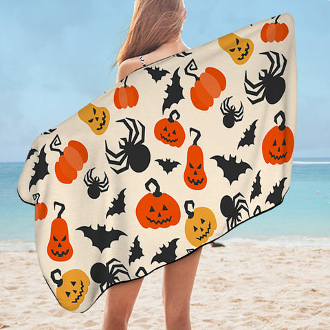 Image of Spooky Themed SWYJ1362 Bath Towel