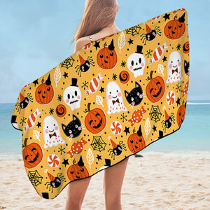 Kid Halloween SWYJ1369 Bath Towel