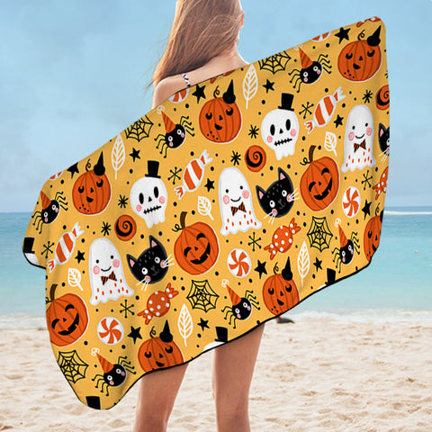 Image of Kid Halloween SWYJ1369 Bath Towel
