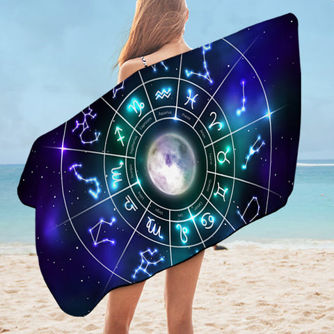 Image of Zodiac Signs SWYJ1503 Bath Towel