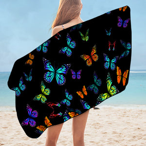 Night Butterflies SWYJ1554 Bath Towel