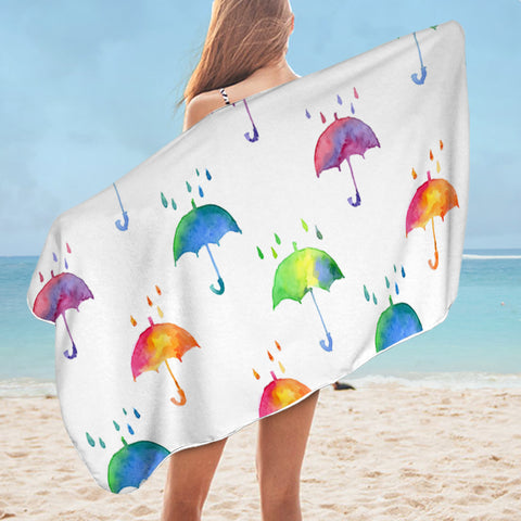 Image of Umbrellas SWYJ1564 Bath Towel