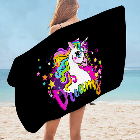Image of Dreamy Unicorn SWYJ1567 Bath Towel
