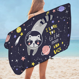 To The Moon And Back SWYJ3323 Bath Towel
