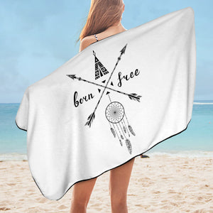 Born & Free Dreamcatcher SWYJ3341 Bath Towel
