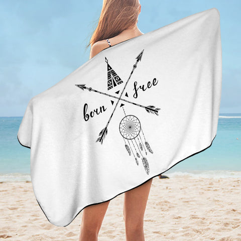 Image of Born & Free Dreamcatcher SWYJ3341 Bath Towel