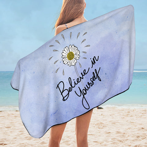 Image of Daisy - Believe in Yourself SWYJ3473 Bath Towel