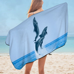 Three Jumping Dolphin SWYJ3600 Bath Towel