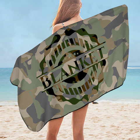 Image of Blanket Logo Camo SWYJ3655 Bath Towel