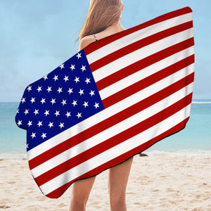 USA Flag SWYJ3662 Bath Towel