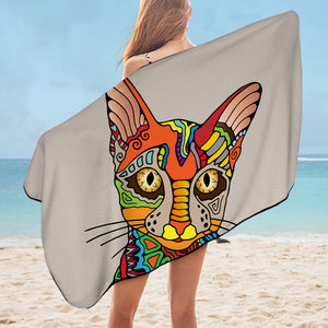 Colorful Aztec Sphynx SWYJ3664 Bath Towel