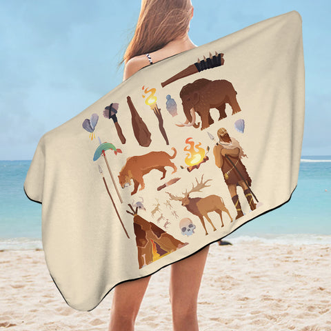 Image of Ancient Forest Hunter SWYJ3666 Bath Towel