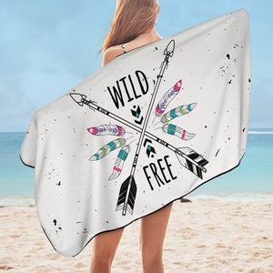 Wild - Free & Arrows SWYJ3679 Bath Towel