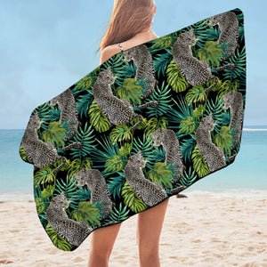 Jagua Palm Leaves SWYJ3738 Bath Towel