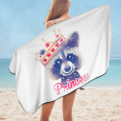 Image of Princess Crown Little Bear SWYJ3860 Bath Towel