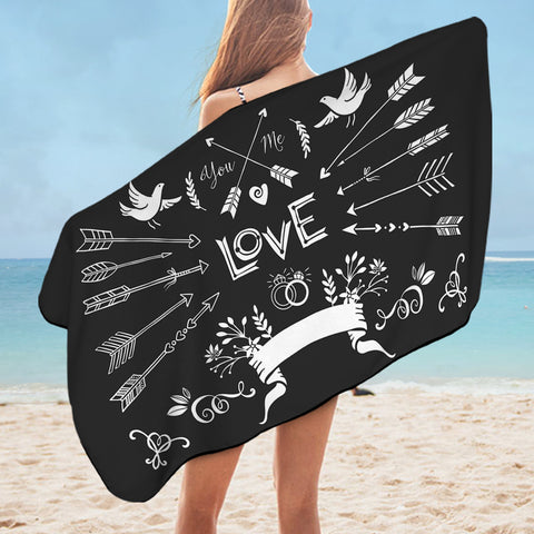 Image of Save The Day For Love SWYJ4102 Bath Towel