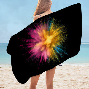 RGB Colorful Splash SWYJ4300 Bath Towel