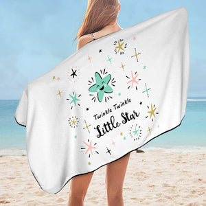 Cute Twinkle Twinkle Little Star SWYJ4515 Bath Towel
