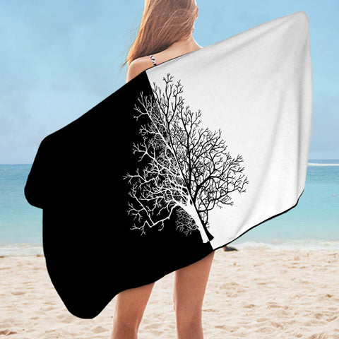 Image of B&W Big Plant SWYJ5457 Bath Towel