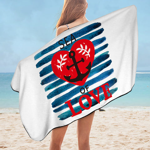 Image of Sea Of Love SWYJ5479 Bath Towel