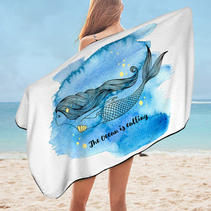Mermaid The Ocean Is Calling SWYJ5505 Bath Towel