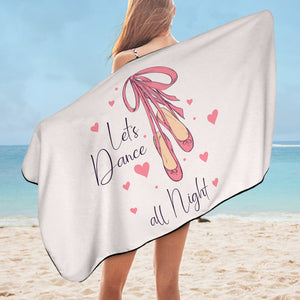 Let's Dance All Night SWYJ6216 Bath Towel
