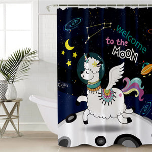 Moon Sheep SWYL0008 Shower Curtain