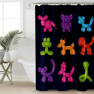 Balloon Animals SWYL0020 Shower Curtain