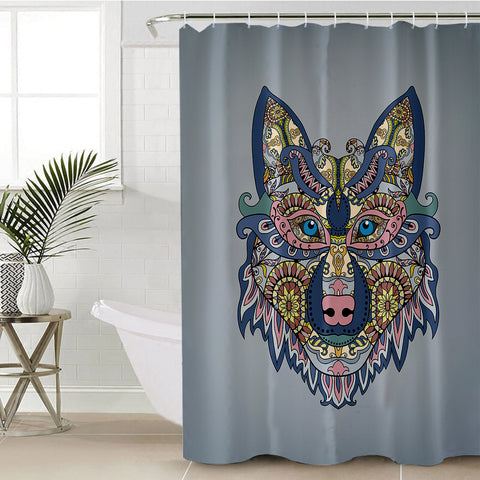 Image of Pixie Wolf SWYL0025 Shower Curtain