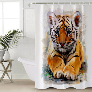 Tiger Cub SWYL0030 Shower Curtain