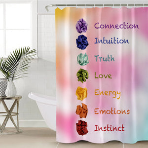 7 Chakras SWYL0032 Shower Curtain