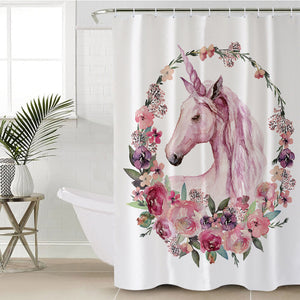 Rosy Unicorn SWYL0038 Shower Curtain