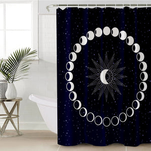 Moon Phases SWYL0039 Shower Curtain