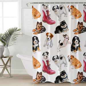 Cute Doggo SWYL0043 Shower Curtain