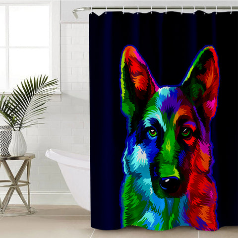 Image of German Shepherd SWYL0044 Shower Curtain