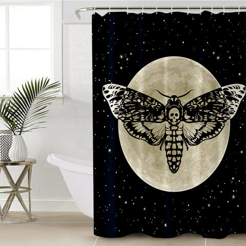 Image of Lunar Moth SWYL0047 Shower Curtain