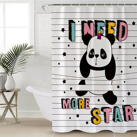 Image of Star Panda SWYL0050 Shower Curtain