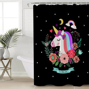 Starry Unicorn SWYL0051 Shower Curtain