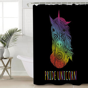 Pride Unicorn SWYL0060 Shower Curtain